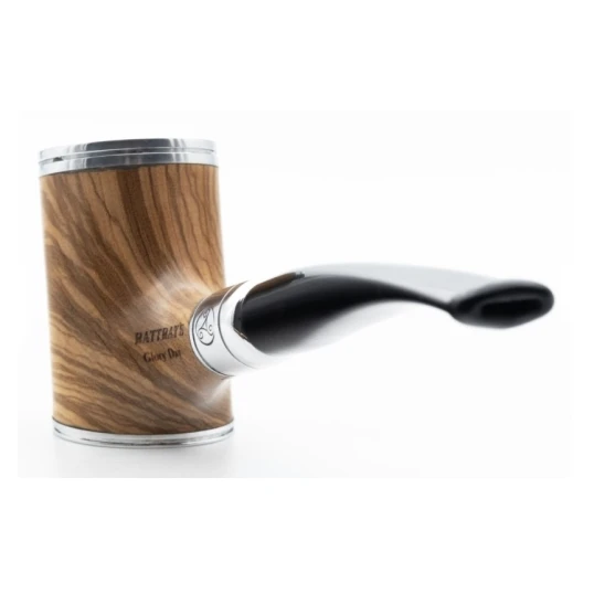 Rattray’s Glory Day Cap Olive Smooth póker alakú briar állópipa 9mm-es filterrel enyhén hajlított szárral