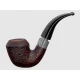 Rattray s Monarch Sandblast Red 15 homokfúvott vörösesbarna színű briar pipa 9mm-es filterrel - Hajlított pipaszárral