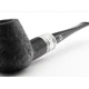 Rattray's Newcastle Sandblast 18 Brandy bruyere pipa fémgyűrűvel – fekete homokfúvott felülettel, 9 mm filteres - Rattrays Newcastle