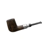 Rattray s Pipe of Year 2023 Contrast matt sötétbarna színű briar pipa 9mm-es filterrel - Egyenes pipaszárral