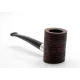 Rattrays Ahoy Rustic Poker pipa – rusztikolt sötétbarna hanga gyökér, 9 mm - Rattrays Ahoy