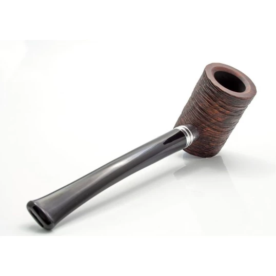 Rattrays Ahoy Rustic Poker pipa – rusztikolt sötétbarna hanga gyökér, 9 mm - Rattrays Ahoy