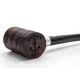 Rattrays Ahoy Rustic Poker pipa – rusztikolt sötétbarna hanga gyökér, 9 mm - Rattrays Ahoy