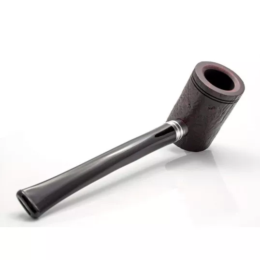 Rattrays Ahoy Sandblast Poker pipa – vörösesbarna, homokfúvott bruyer, 9 mm - Rattrays Ahoy