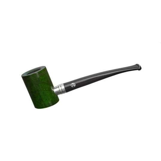 Rattray s Ahoy Green, polírozott sötét zöld színű bruyer gyökér pipa - Limitált kiadás - Rattrays Ahoy