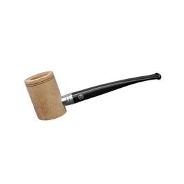 Rattray's Ahoy Natural Poker pipa – világosbarna, kezeletlen hanga gyökér, 9 mm