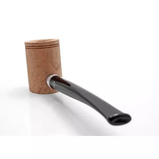 Rattrays Ahoy Natural Poker pipa – világosbarna, kezeletlen hanga gyökér, 9 mm - Rattrays Ahoy