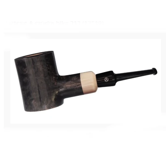 A Rattray’s The Bull Grey 213 poker formájú briar pipa 9mm-es filterrel egyenes szárral - Rattrays The Bull