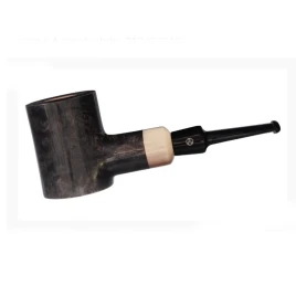 A Rattray’s The Bull Grey 213 poker formájú briar pipa 9mm-es filterrel egyenes szárral