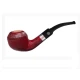 Rattray’s The Witch Brushed Red 204 Rhodesian formájú hanga gyökér pipa 9mm-es filterrel hajlított szárral