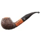 Rattray's Skye Rustic 210 pipa – barna, rusztikus, 9 mm-es filteres - Rattrays Samhain