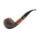Rattray's Skye Rustic 210 pipa – barna, rusztikus, 9 mm-es filteres - Rattrays Samhain