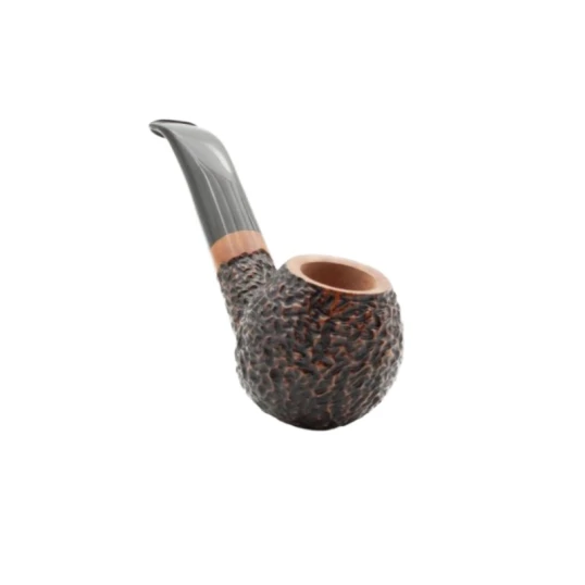 Rattray's Skye Rustic 210 pipa – barna, rusztikus, 9 mm-es filteres - Rattrays Samhain