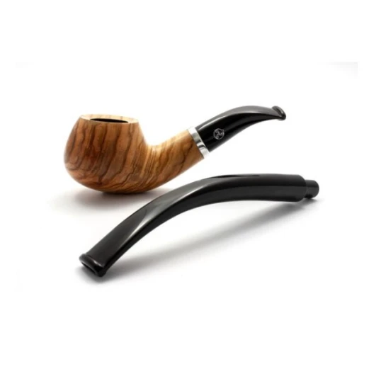 Rattray’s Butcher’s Boy Olive Smooth olívafa pipa – 9 mm filteres, rövid és hosszú szárral