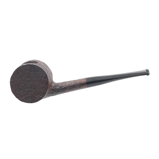 ROPP Mid Century Sandblasted Blowfish egyenes bruyer pipa – barna, szűrő nélküli - Ropp