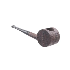 ROPP Mid Century Sandblasted Blowfish egyenes bruyer pipa – barna, szűrő nélküli