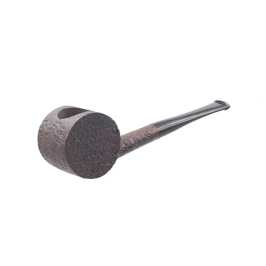 ROPP Mid Century Sandblasted Blowfish egyenes bruyer pipa – barna, szűrő nélküli - Ropp