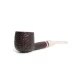 Savinelli Avorio 121 hanga gyökér pipa 9mm-es filterrel, elefántcsont színű enyhén hajlított nyerges szárral