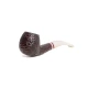Savinelli Avorio 626 hanga gyökér pipa 9mm-es filterrel, elefántcsont színű hajlított szárral