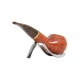 Savinelli Whisky Lis Marr Chiaro 320 hanga gyökér pipa 9mm filterrel - Barna színű csurgatott szopókával és enyhén hajlított szárral - Savinelli Whisky