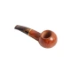 Savinelli Whisky Lis Marr Chiaro 320 hanga gyökér pipa 9mm filterrel - Barna színű csurgatott szopókával és enyhén hajlított szárral - Savinelli Whisky
