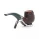 Savinelli Foresta 616 hanga gyökér pipa 9mm filterrel, zöld csutorával és hajlított szárral