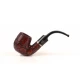 Savinelli Alligator Brown 614 hanga gyökér pipa 9mm filterrel, sötétbarna csurgatott szopókával és hajlított szárral - Savinelli Alligator