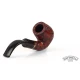 Savinelli Alligator Brown 614 hanga gyökér pipa 9mm filterrel, sötétbarna csurgatott szopókával és hajlított szárral