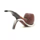 Savinelli Tennis hanga gyökér pipa 9mm filterrel, fekete hajlított szárral
