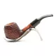 Savinelli Tennis hanga gyökér pipa 9mm filterrel, fekete hajlított szárral