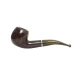 Savinelli Bosco 626 hanga gyökér pipa 9mm-es filterrel, sötétzöld színű csurgatott hatású hajlított szárral