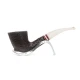 Savinelli Avorio Rust Brown 920 hanga gyökér pipa 9mm filterrel - Csurgatott szopókával és hajlított szárral - Savinelli Avorio