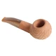 Savinelli Dune 320 hanga gyökér pipa 9mm-es filterrel, homokszínű csutorával és hajlított szárral