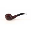Savinelli Alligator Brown 673 hanga gyökér pipa 9mm filterrel - Sötétbarna csurgatott szopókával és hajlított szárral
