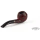 Savinelli Alligator Brown 673 hanga gyökér pipa 9mm filterrel - Sötétbarna csurgatott szopókával és hajlított szárral