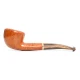 Savinelli Whisky Lis Marr Chiaro 316 hanga gyökér pipa 9mm filterrel, barna színű csurgatott szopókával és enyhén hajlított szárral - Savinelli Whisky