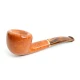 Savinelli Whisky Lis Marr Chiaro 316 hanga gyökér pipa 9mm filterrel, barna színű csurgatott szopókával és enyhén hajlított szárral
