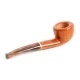 Savinelli Whisky Lis Marr Chiaro 316 hanga gyökér pipa 9mm filterrel, barna színű csurgatott szopókával és enyhén hajlított szárral