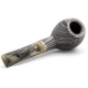 White Elephant Erta Ale grafitbetétes Apple pipa – 9 mm filteres