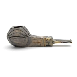 White Elephant Erta Ale grafitbetétes Bulldog pipa – 9 mm filteres