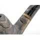 White Elephant Erta Ale grafitbetétes Bent Apple pipa – 9 mm filteres