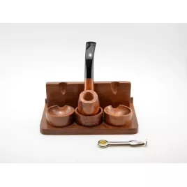 Pipatartó 3 pipa számára - téglalap