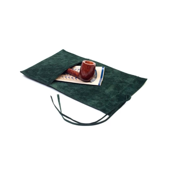 Savinelli bársony pipatáska 1 pipa számára – sötétzöld - Savinelli
