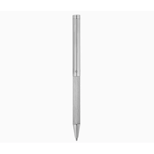 S.T. Dupont Classique Silber golyóstoll - Fekete színű lakkozással és palládium bevonattal