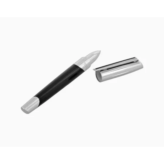 S.T. Dupont Défi Millennium Silver and Black, Rollerball toll lakozott fekete és króm