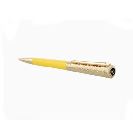 S.T. Dupont Liberté Ballpoint lakkozott vanília színű toll - Arany bevonatú