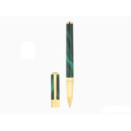 S.T. Dupont Initial Géode Green rollerball toll – zöld lakkozott, aranyozott kivitel