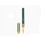 S.T. Dupont Initial Géode Green rollerball toll – zöld lakkozott, aranyozott kivitel