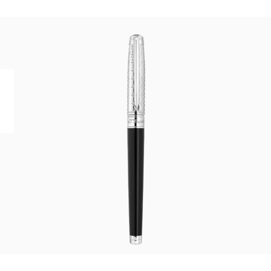 S.T. Dupont Line D Eternity Black Fire X rollerball toll természetes lakkal és palládium bevonattal