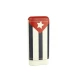 Adorini Cuban Flag valódi bőr szivartok, kubai zászló mintával, 2–3 szál szivar részére - Bőr szivartok